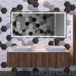 CLASSIC Зеркало с подсветкой для ванной комнаты купить в Москве