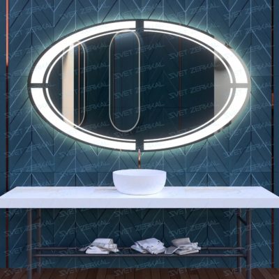 MILENA зеркало с led подсветкой в ванной
