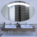 MILENA зеркало с led подсветкой в ванной