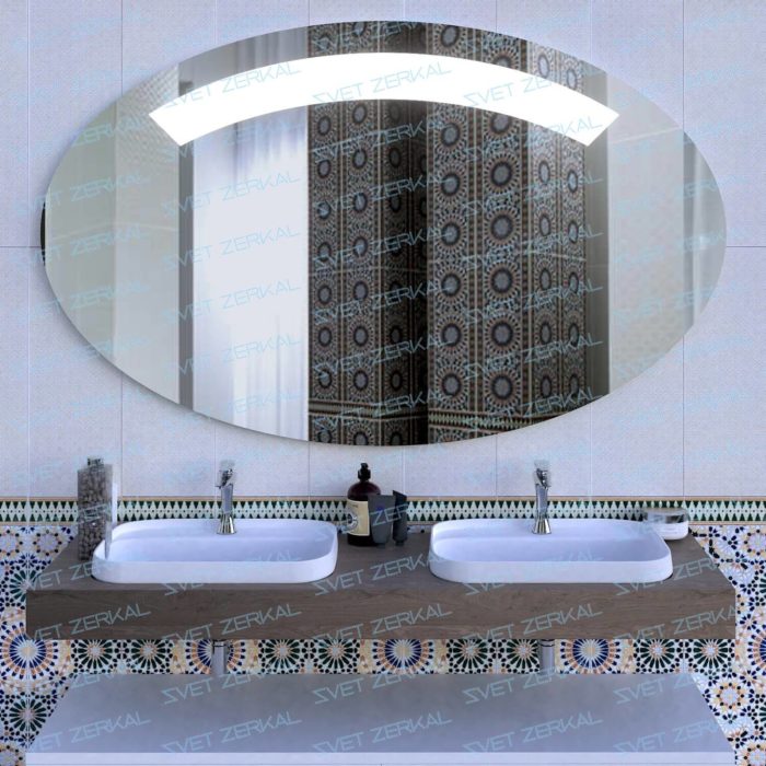 MILENA зеркало с led подсветкой в ванной