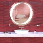 MILENA зеркало с led подсветкой в ванной