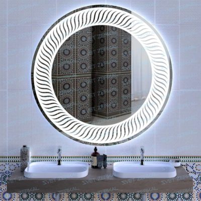 FLOWER зеркало с подсветкой