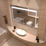 ELIDE зеркало с led подсветкой в ванной