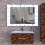 LINDA зеркало с подсветкой в комнату