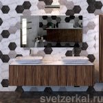 ONE 8LP Встроенное зеркало со светодиодной подсветкой