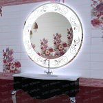 FLOWER зеркало с подсветкой