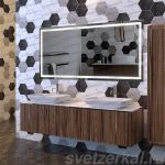 CLASSIC Зеркало с подсветкой в ванную комнату купить в Москве